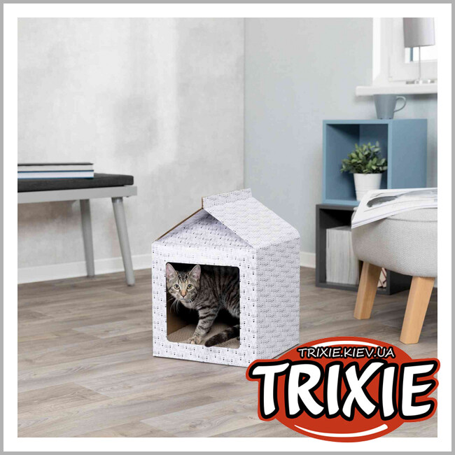 ТРИКСИ Украина - Дом-драпак TRIXIE (34 × 48 × 34 см)