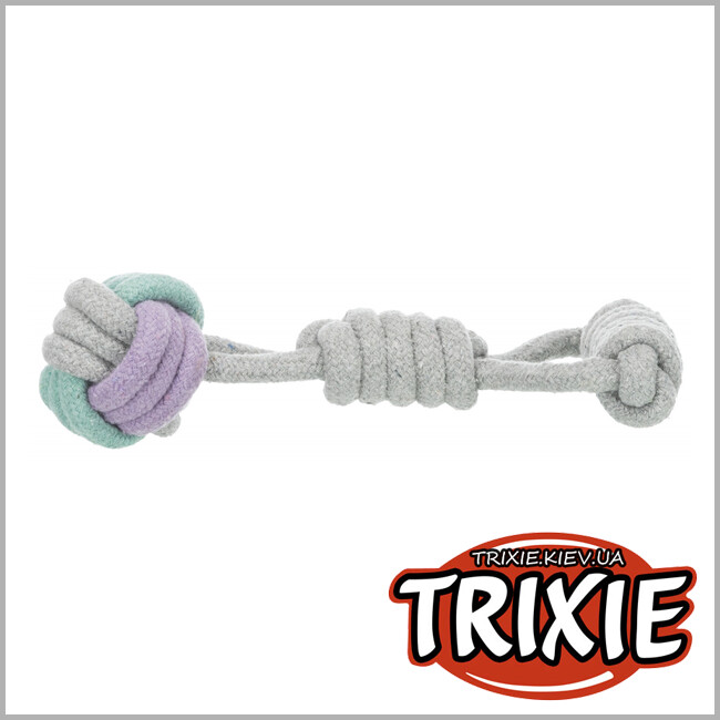 ТРИКСИ Украина - Игровой канат с узлом и ручкой TRIXIE (6 х 23 см)