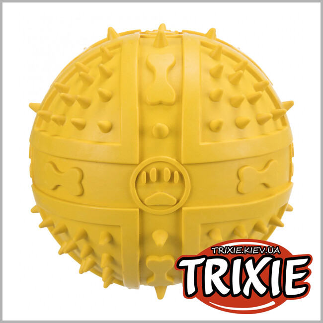 ТРИКСИ Украина - Мяч с пищалкой для собак TRIXIE (Размер: 9см)