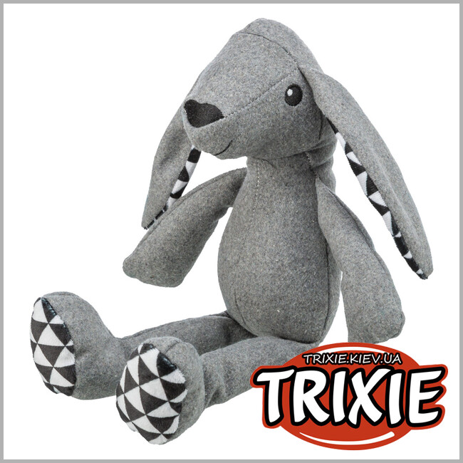 ТРИКСИ Украина - Игрушка для собак Trixie 36088 Кролик из ткани 39 см