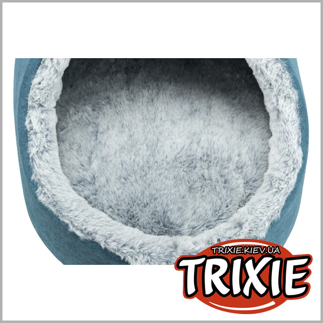 ТРИКСИ Украина - Лежак-пещера Trixie Tonio vital (35*30*40см  петроль/бело-серый)