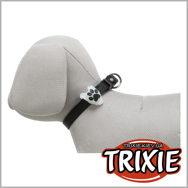 ТРИКСИ Украина - Брелок - клипса Trixie 13440 "Flasher" на ошейник для собак, 2.4х8 см, белый