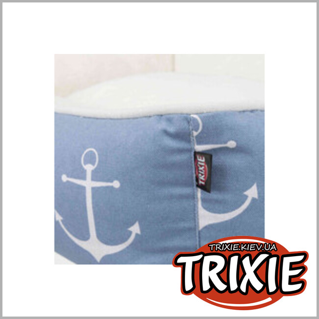ТРИКСИ Украина - Мягкое место Anchor - TRIXIE (65х50см, синий/белый)
