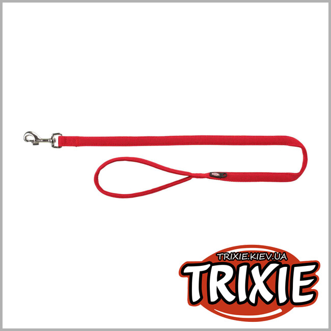 ТРИКСИ Украина - Поводок Comfort Soft-TRIXIE (Размер XXS-S: 1.20м/13мм, красный)