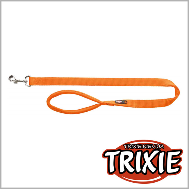 ТРІКСІ Україна - Повідець Premium-TRIXIE (XS: 1.20м/10мм, папайя неопрен)
