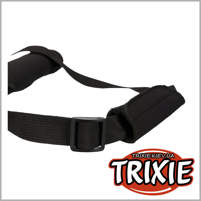 ТРИКСИ Украина - Пояс Trixie 19406 для собак поддерживающий черный неопреновый M: 55–65 см