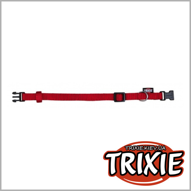 ТРИКСИ Украина - Ошейник для собак TRIXIE - Premium(Размер:22-35см/10мм, Цвет: красн)