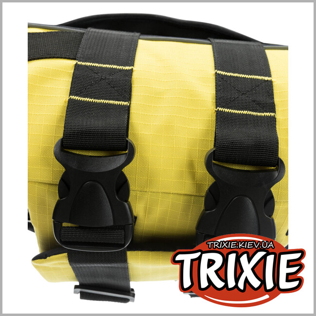 ТРИКСИ Украина - Спасательный жилет д/собак TRIXIE (М Окружность живота: 45-72 см  Длина спинки: 45 см)