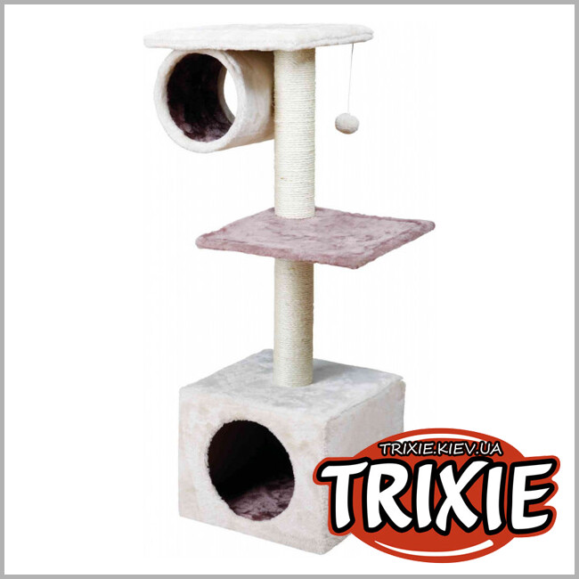 ТРИКСИ Украина - Домик-дряпка для кошек TRIXIE - Sina (Высота: 106см, Цвет: крем/капучино)