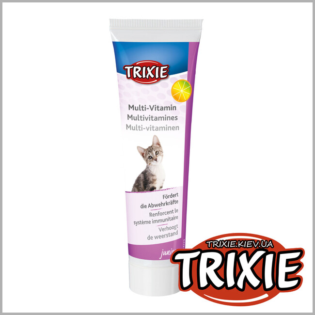 ТРИКСИ Украина - Мультивитаминная паста для котят Trixie Junior Multi Vitamin (taurin 100g)