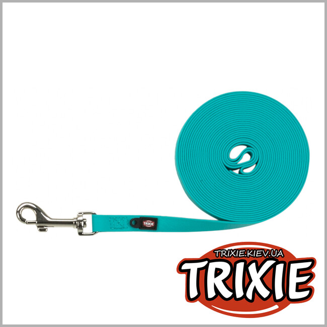 ТРИКСИ Украина - Поводок для тренировок Trixie Easy Life (голубой, M-L, 5 m/13 mm*5 m)