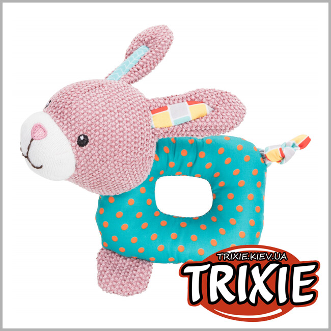 ТРИКСИ Украина - Кролик Trixie Junior Bunny (ткань со звуком 16см)