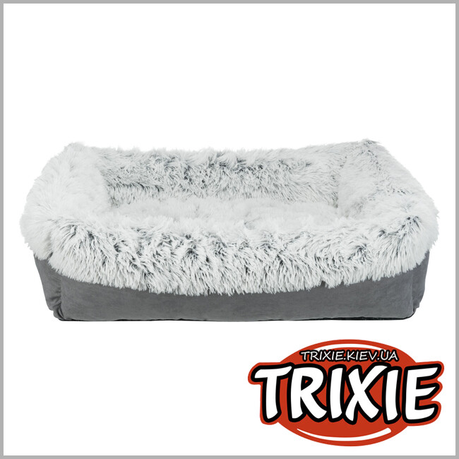 ТРИКСИ Украина - Мягкое место для животных Trixie 38024 "Harvey", 100х75см, серый/бело-черный