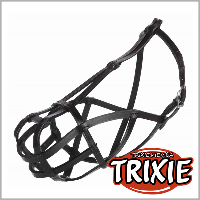 ТРИКСИ Украина - Намордник кожаный для собак TRIXIE(Размер: 23cм)