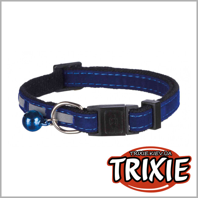 ТРИКСИ Украина - Ошейник для кошки TRIXIE - с отражателем, вельвет