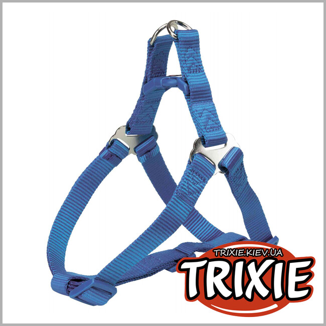ТРІКСІ Україна - Шлей Premium-TRIXIE (65-80см/25мм, синій)