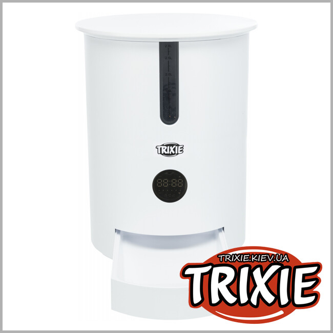 ТРИКСИ Украина - Автоматическая кормушка с динамиком Trixie TX9 Automatic Food Dispenser  (2.8л / 22*28*22см)