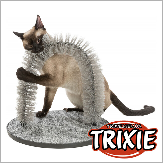 ТРИКСИ Украина - Арка для массажа и ухода за шерстью  Trixie Massage and Fur Care Arch (36х33см)