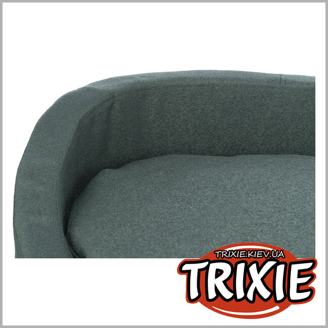 ТРИКСИ Украина - Лежак для собак TRIXIE - Bed CityStyle (Размер: 65×55см, Цвет: темно-зеленый)