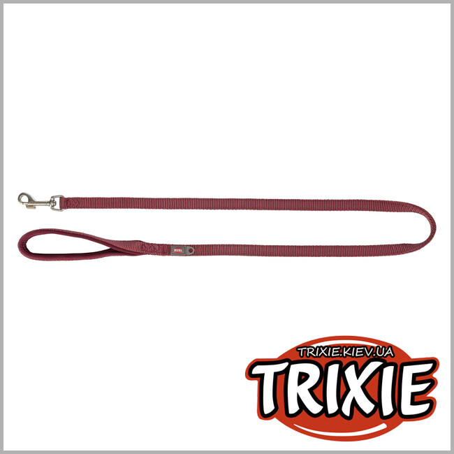 ТРИКСИ Украина - Поводок для собак Trixie 200231 "Premium", M-L: 1.00м/20мм, сангрия