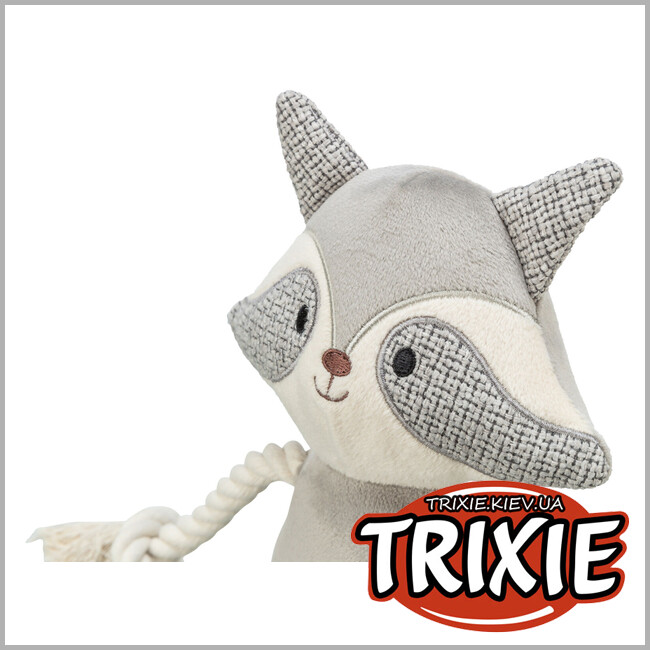 ТРИКСИ Украина - Енот игрушка для животных Trixie (плюш/ткань), 33см