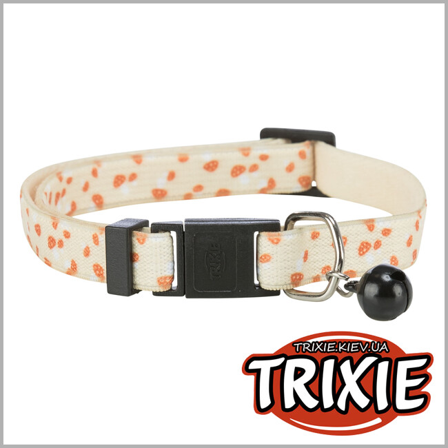 ТРИКСИ Украина - Ошейник Trixie 41552 для кошек, эластичный, с рисунком гриб