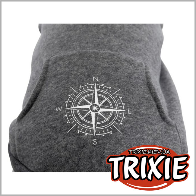 ТРИКСИ Украина - Пуловер для собаки BE NORDIC Hoodie Flensburg TRIXIE (34 cm)