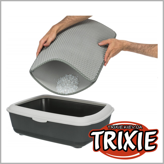 ТРИКСИ Украина - EVA коврик для кошачьего туалета Trixie Litter Tray Sieve-Mat (EVA каучук 35*45 см)