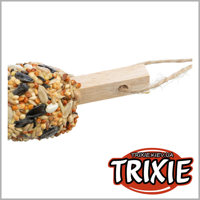 ТРИКСИ Украина - Кормовая планка для птиц Trixie 50685 с пшеном 19 см.