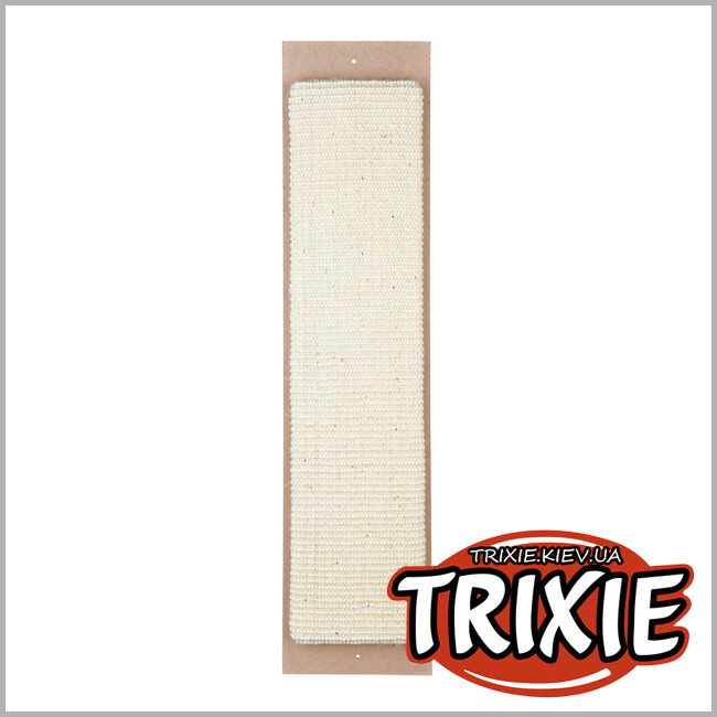 ТРІКСІ Україна - Дряпка настінна для котів Trixie 43171 сизаль/дерево бежева 17х70 см