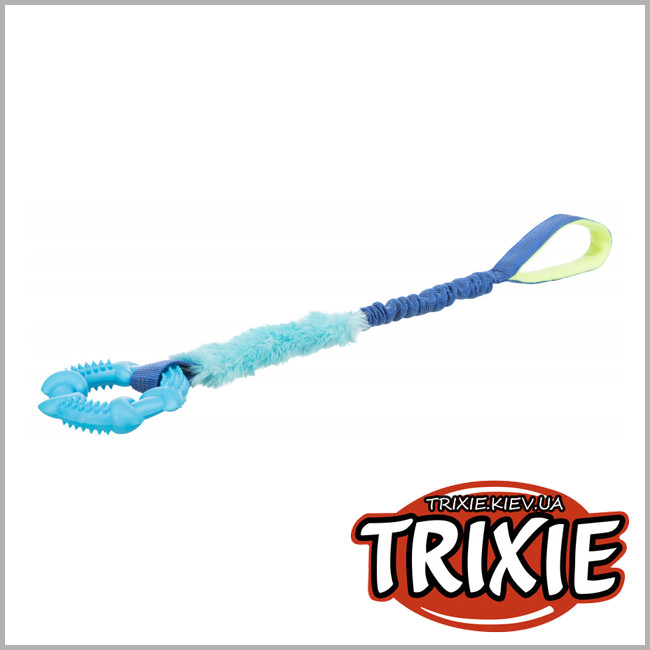 ТРИКСИ Украина - Игрушка с кольцом и амортизатором TRIXIE Bungee Tugger (с амортизатором 10/56 см)