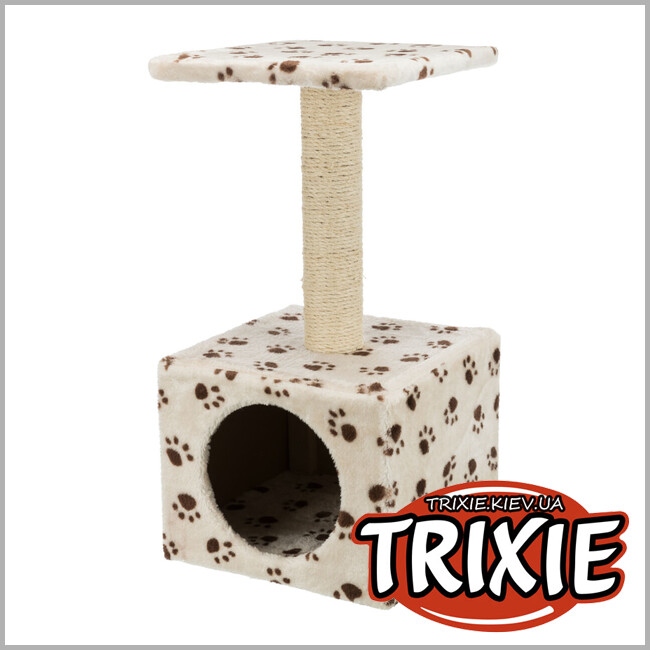 ТРІКСІ Україна - Junior Trixie 43354 драпак/будиночок "Zamora", 60 см, беж з лапами