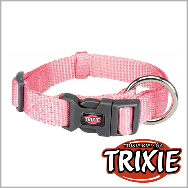ТРИКСИ Украина - Ошейник Premium-TRIXIE (30–45см/15мм, фламинго)