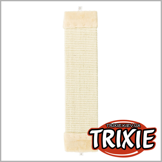ТРІКСІ Україна - Дряпка Trixie 43071 для котів настінна сизаль/плюш бежева 15x62 см