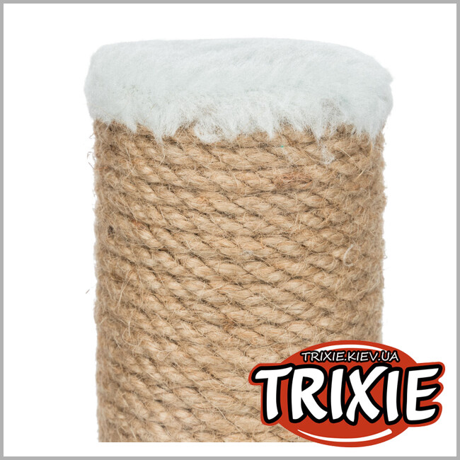 ТРІКСІ Україна - Дряпка-стовпчик Trixie 42932 Junior для кошенят джут/плюш м'ятна 30х42 см