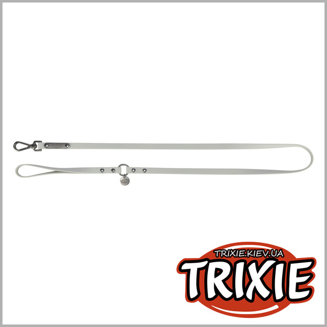 ТРИКСИ Украина - Поводок Trixie 1971016 "CityStyle", ПВХ, S-M: 1.20м/13мм, светло-серый