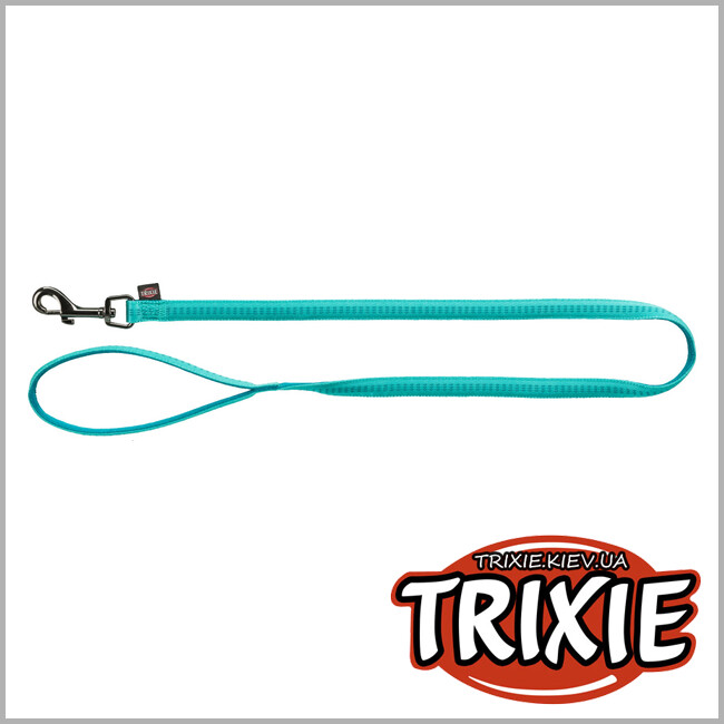 ТРИКСИ Украина - Поводок Softline Elegance - TRIXIE (Размер S: 1.00м/15мм,океан/петроль)