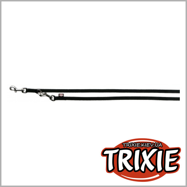 ТРИКСИ Украина - Поводок для собак TRIXIE - Premium (Размер:2м/15мм, Цвет:черный, нейлон)