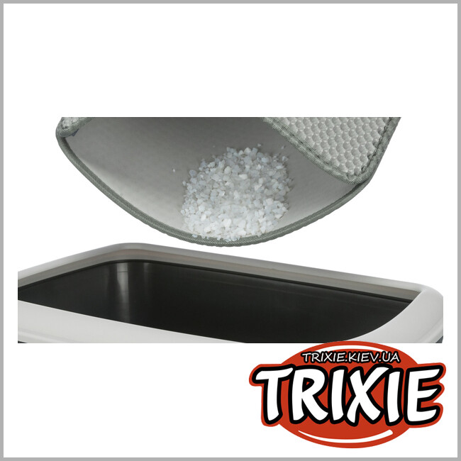 ТРИКСИ Украина - Коврик под туалет Trixie 40365 для кота (ЕВА), 40х70см, серый