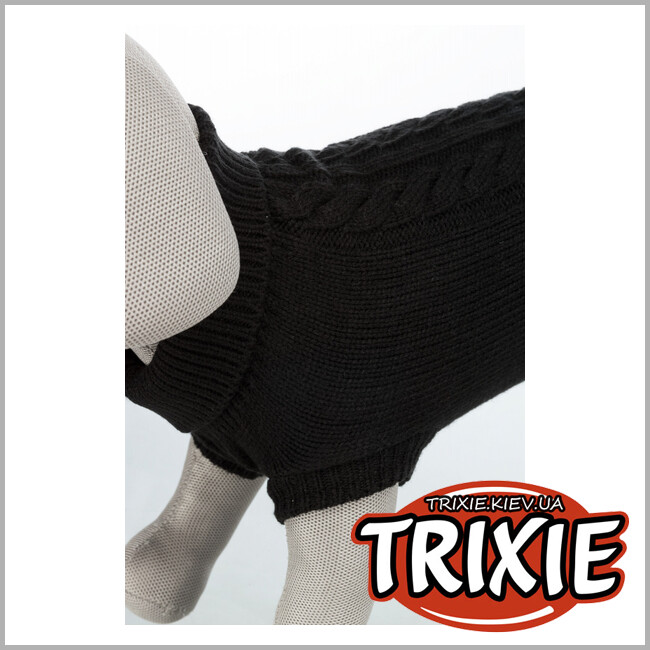 ТРИКСИ Украина - Пуловер для собак Kenton Trixie (М 36*48*45 cm черный)