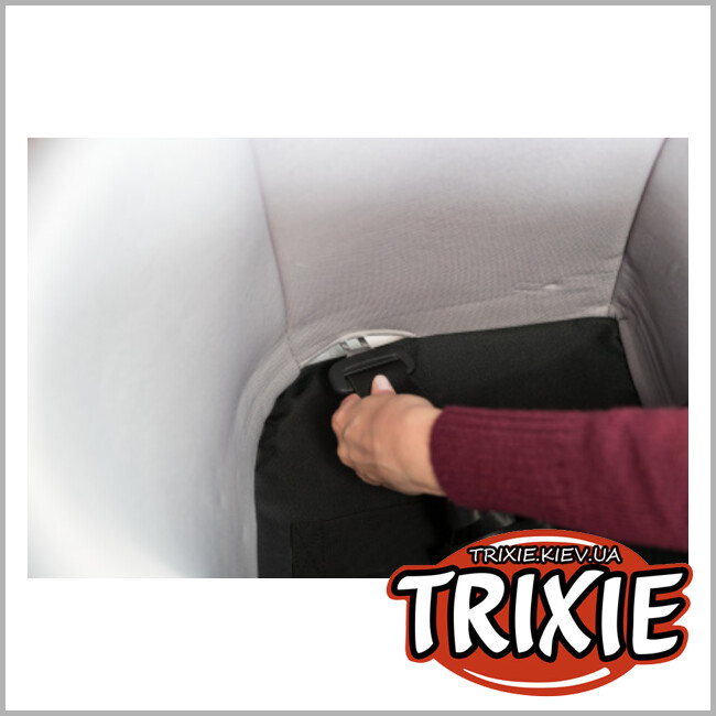 ТРИКСИ Украина - Мягкое место для авто TRIXIE (нейлон/плюш 41*39*42см)
