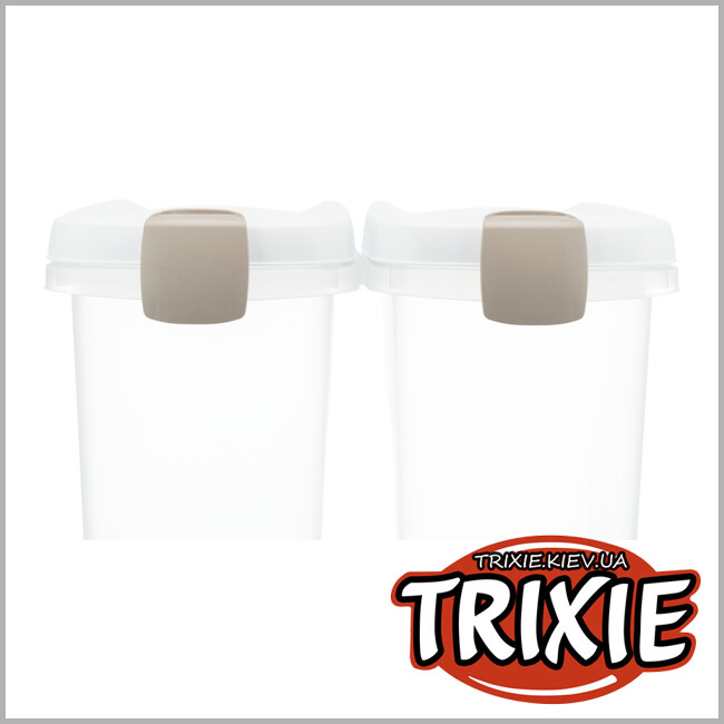 ТРИКСИ Украина - Контейнер для хранения корма TRIXIE (15 л/22 × 41 × 33 cм, белый)