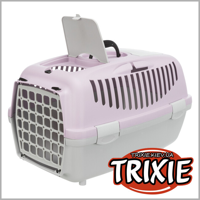 ТРИКСИ Украина - Переноска  TRIXIE Capri 2  ( св-серый/св-сиреневый  8кг )