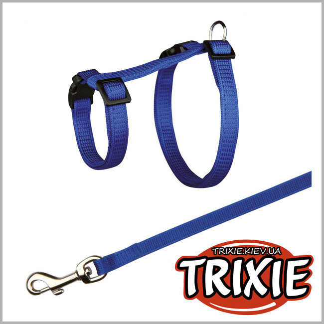 ТРІКСІ Україна - Шлейка з повідцем для кроликів TRIXIE (25-44 х 1,25 см/10 мм)