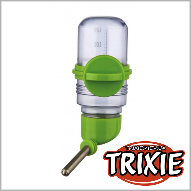 ТРИКСИ Украина - Поилка для грызунов Trixie Plastic Water Bottle (Обьем: 125мл)