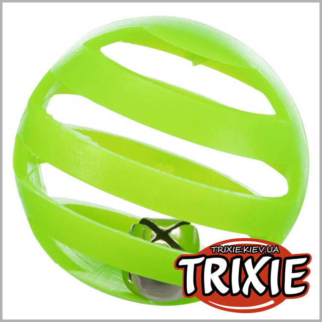 ТРИКСИ Украина - Набор мячей с колокольчиком Trixie Set of Toy Balls (4см * 4шт.)