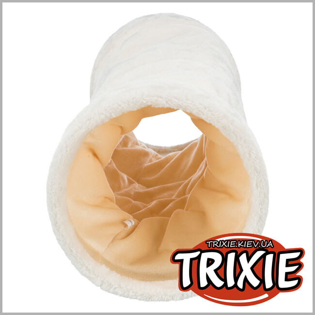 ТРІКСІ Україна - Ігровий тунель для тварин Trixie 42981 (плюш), 22х60 см, беж
