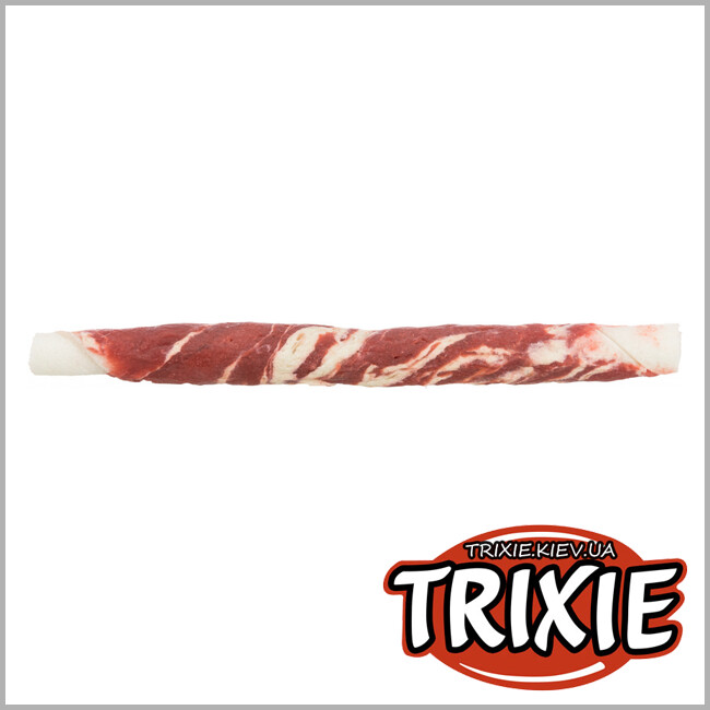 ТРІКСІ Україна - Мармурова яловичина Trixie DentaFun Marbled Beef Chewing Rolls (мармурова яловичина 12см/70g)