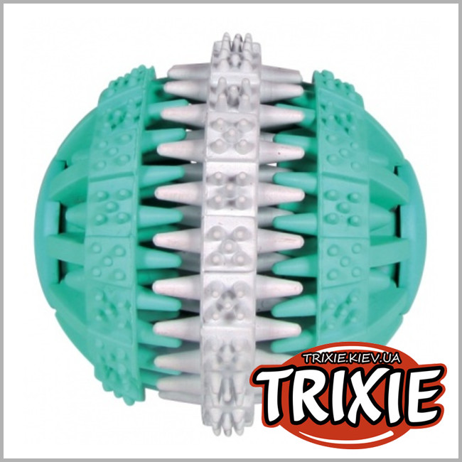 ТРИКСИ Украина - Массажный мяч с шипами для собак TRIXIE DENTAfun Mintfresh (Размер: 6см)