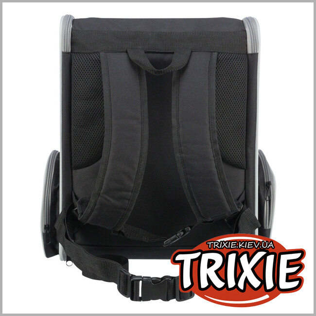 ТРИКСИ Украина - Рюкзак-переноска "Chloe", 39х43х27см, светло-серый/черный Trixie 28843